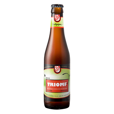 5410702001369 Triomf<sup>1</sup>  - 33cl Biologish bier met nagisting in de fles (controle BE-BIO-01)